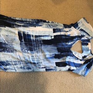 Eight Sixty Blue Tie Die Dress | Small